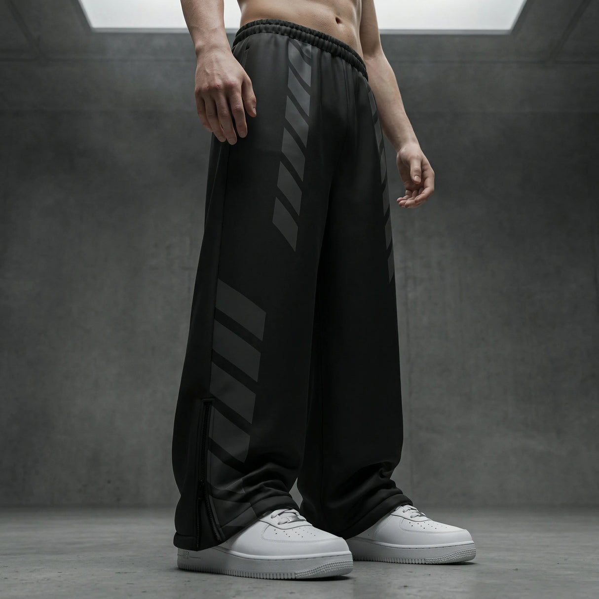 Track Suit Pants - BLACK