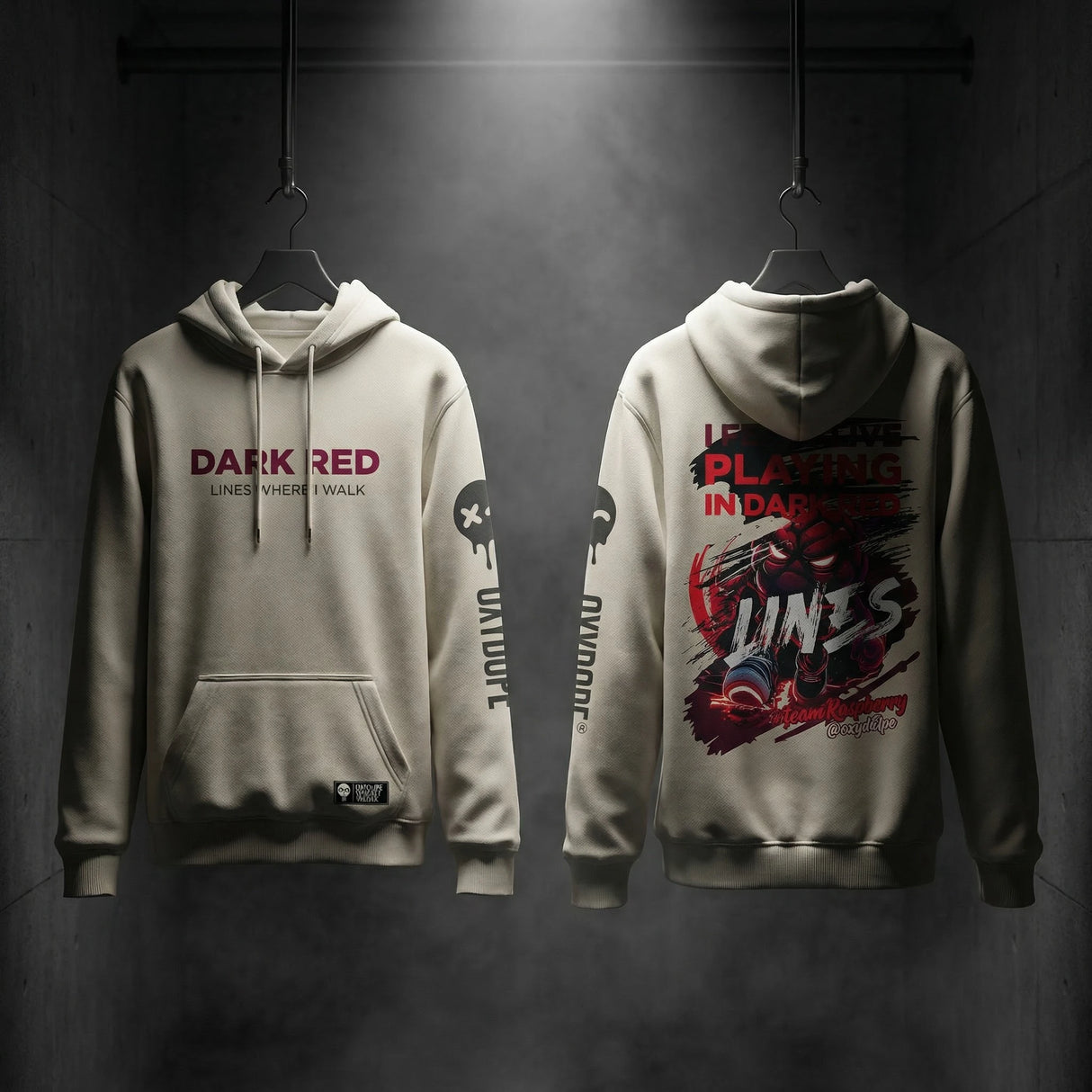 Flavor Squad Raspberry Hoodie